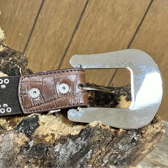 “Final Offer” NWOT Nocona Brown Leather Belt - Picture 3 of 5